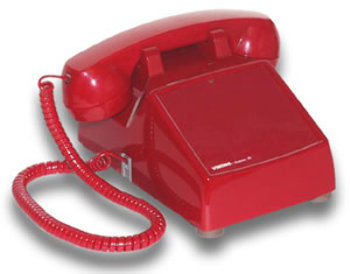 Hot line Desk Phone - Red