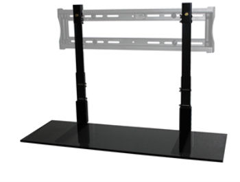 36"" Black Glass TV SmartShelf