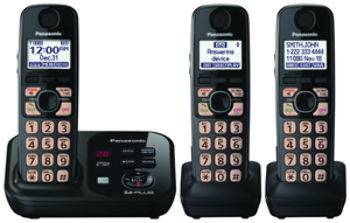 Dect 6.0+ Cordless, ITAD,3HS/Bk