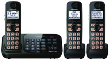 Dect 6.0+ Cordless, ITAD, 3 HS, DK, Bk