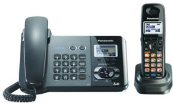 DECT6.0 2-Line Corded/Cordless w/ITAD BK