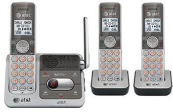 DECT 6.0 digital three handset answering