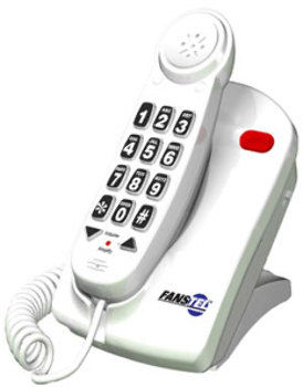 EzPro T56 56 dB Amplified Phone - White