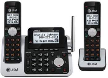 DECT 6.0 digital two handset answering