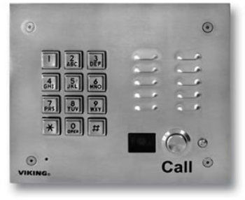 Stainless Steel Keypad and Color Camera