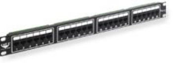 PATCH PANEL, CAT 5e, 24-PORT, 1 RMS