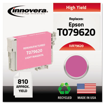 Remanufactured High-Yield T079620 (79) Ink, 810 Yield, Light Magenta