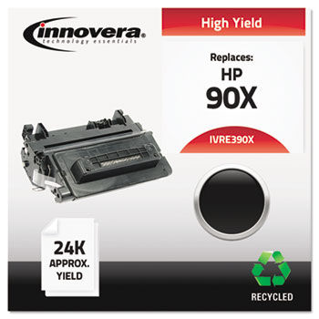 Remanufactured High-Yield CE390X (90X) Toner, 24000 Page-Yield, Black