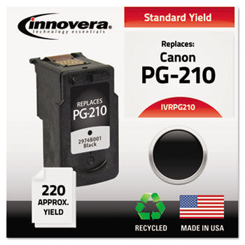 Remanufactured 2974B001 (PG-210) Ink, 220 Page-Yield, Black