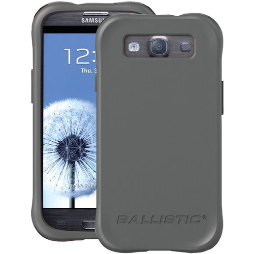 BALLISTIC LS0950-M145 Samsung(R) Galaxy S(R) III LS Smooth Case (Charcoal Gray; 4 orange, 4 charcoal gray, 4 black & 4 teal bumpers)