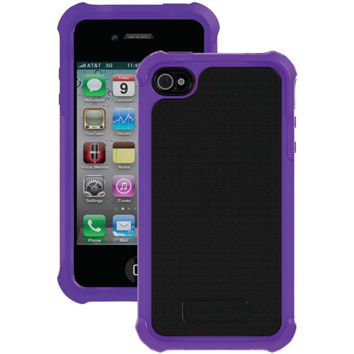 BALLISTIC SA0582-M665 iPhone(R) 4/4S SG Case (Purple/Black)