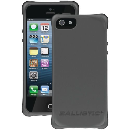 BALLISTIC LS0955-M145 iPhone(R) 5 LS Smooth Case (Charcoal with 4 Orange, 4 Charcoal, 4 Black, 4 Teal Bumpers)