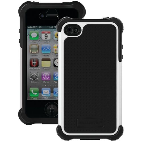 BALLISTIC SX0907-M385 iPhone(R) 4/4S SG MAXX Series Case (Black/White)