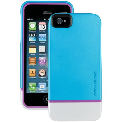 BODY GLOVE 9296501 iPhone(R) 5/5S Icon Hybrid Case (Teal/Silver/Pink)