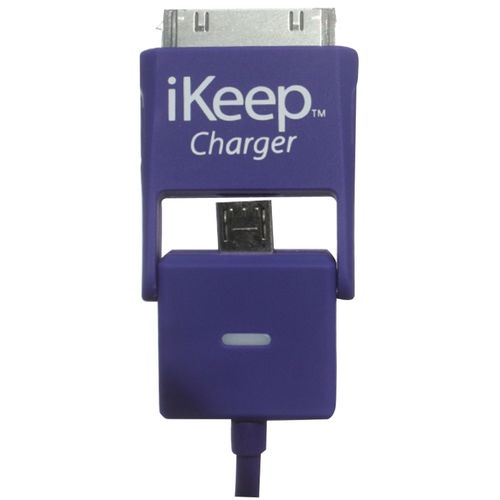 IKEEP CC1PURPLE Candi Cord Universal Charging Cord, 6ft (Purple)