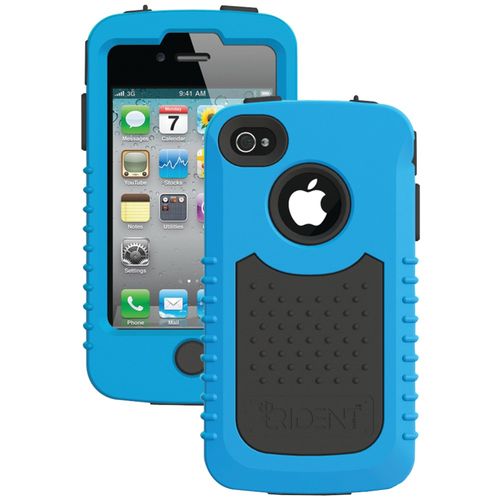 TRIDENT CY2-IPH4-BL iPhone(R) 4/4S Cyclops II Case (Blue)