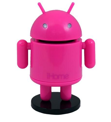 Rechargeable Robot Speaker - Pink