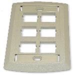 Suttle 6 Outlet Face Plate - Ivory