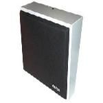 8in Amplified Wall Speaker, Metal, Black