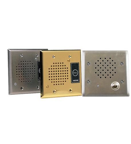 IP Intercom, Flush Mount, Brass