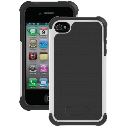 BALLISTIC SA0582-M045 iPhone(R) 4/4S SG Case (Dark Charcoal Gray/White)