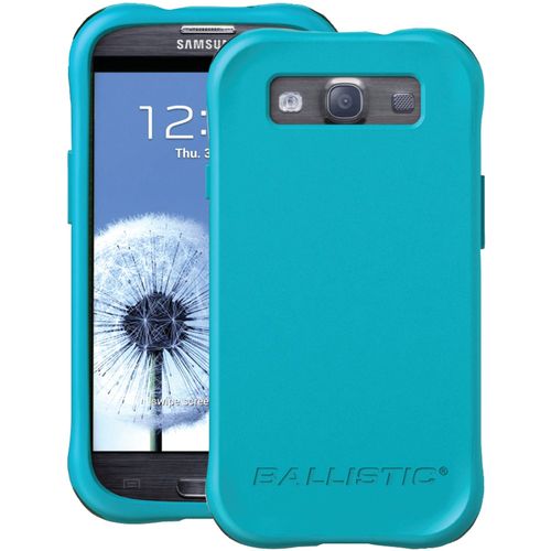 BALLISTIC LS0950-M075 Samsung(R) Galaxy S(R) III LS Smooth Case (Teal; 4 purple, 4 teal, 4 white & 4 black bumpers)