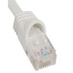 PATCH CORD, CAT 6, BOOT, 1'  WH