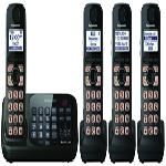 Dect 6.0+ Cordless, ITAD, 4 HS, DK, bk