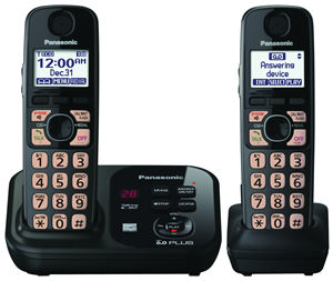 Dect 6.0+ Cordless, ITAD, 2HS, Black