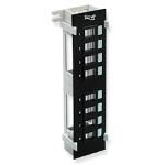 PATCH PANEL, BLANK,VERTICAL,8-PORT FLUSH