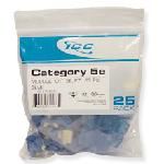 IC107E5CBL - 25PK Cat5 Jack - Blue