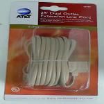 25' Dual Outlet Cord IVORY