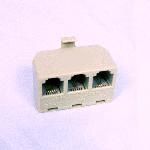 Triplex Adapter IVORY