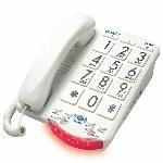 Amplified Big Button Phone White Keys