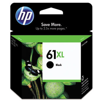 CH563WN (HP 61XL) High-Yield Ink, 480 Page-Yield, Black