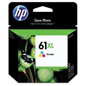 CH564WN (HP 61XL) High-Yield Ink, 480 Page-Yield, Tri-Color