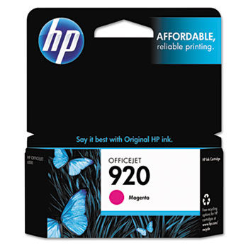 CH635AN (HP-920) Ink Cartridge, 300 Page-Yield, Magenta