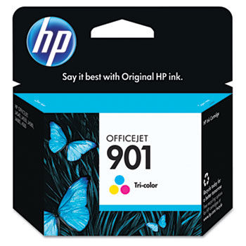 CC656AN (HP 901) Ink Cartridge, 360 Page-Yield, Tri-Color