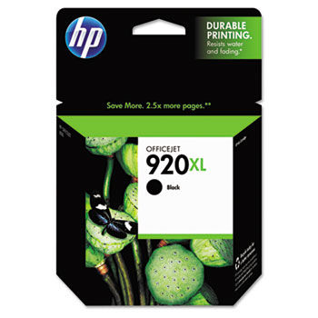 CD975AN (HP 920XL) High-Yield Ink Cartridge, 1200 Page-Yield, Black