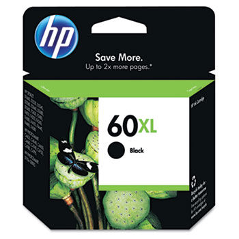 CC641WN (HP 60XL) Ink Cartridge, 600 Page-Yield, Black