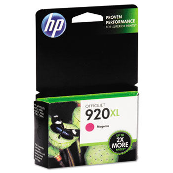 CD973AN (HP 920XL) High-Yield Ink Cartridge, 700 Page-Yield, Magenta