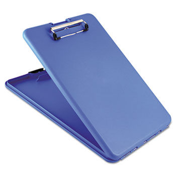 SlimMate Storage Clipboard, 1/2"" Capacity, Holds 8 1/2w x 12h, Blue