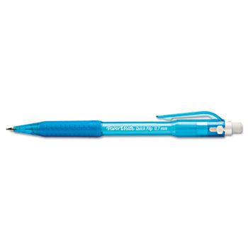 Quick Flip Mechanical Pencil, 0.7 mm, Blue, 12/Pk