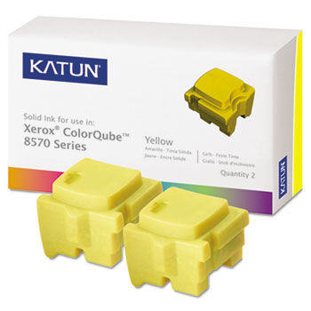 KAT39399 ColorQube 8570 Compatible, 108R00928 Solid Ink, 4400 Yld, 2/Box, Yellow