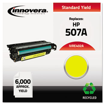 Remanufactured CE402A (M551) Toner, 6000 Page-Yield, Yellow