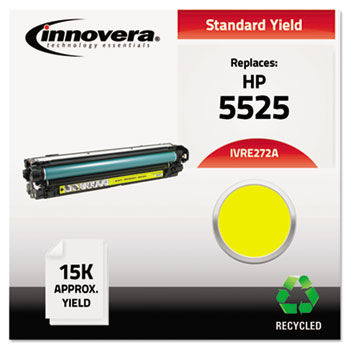 Remanufactured CE272A (5525) Toner, 15000 Page-Yield, Yellow