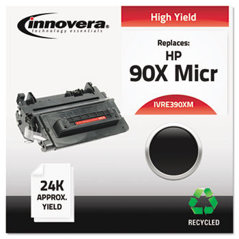 Remanufactured CE390X(M) High-Yield MICR Toner, 24,000 Page-Yld, Blk