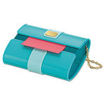 Pop-Up Notes Purse Dispenser, 3 x 3 Pad, Aqua