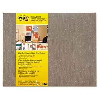 Post-it Display Board, 18 x 23, Mocha, Frameless