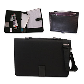 Tablet Case/Organizer with Writing Pad, 14-3/4 x 2, x 10-1/4, Black